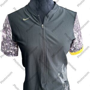 NIKE DRI FIT Women's Athletic Zip Up Jersey Top